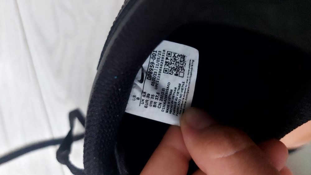 Nike czarne air force 1