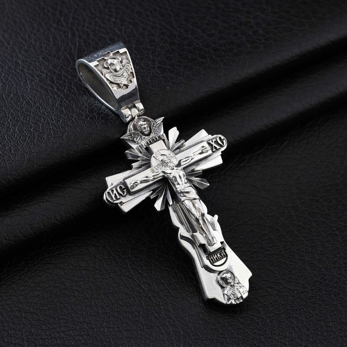 Масивний срібний хрестик ЛУЧІ вагою 28.8 грам