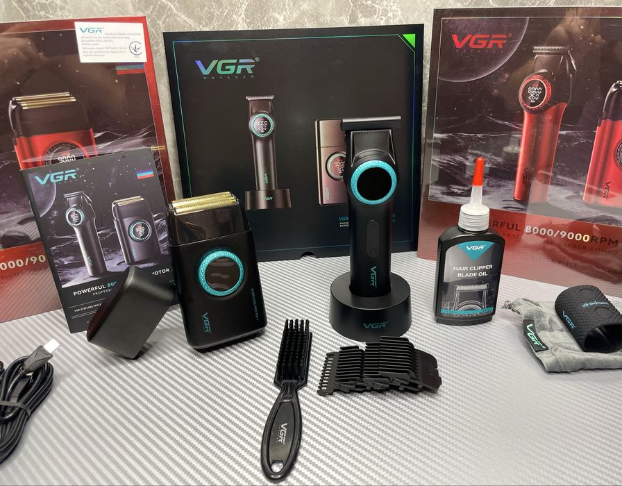 Професійний тример та шейвер VGR V977-377|Набір для стрижки і гоління
