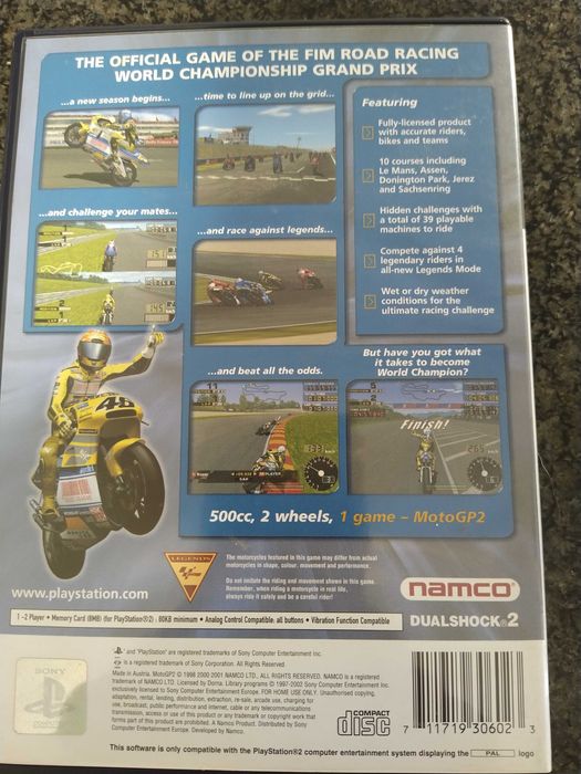 Jogo Moto GP PlayStation