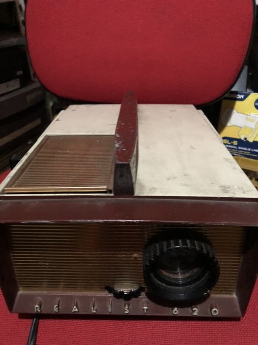 Projector Slides Americano David White Vintage