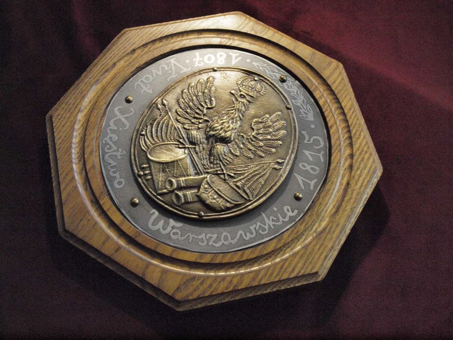 Ryngraf pamiątkowy, plakieta do szabel Księstwo Warszawskie 1807 -1815