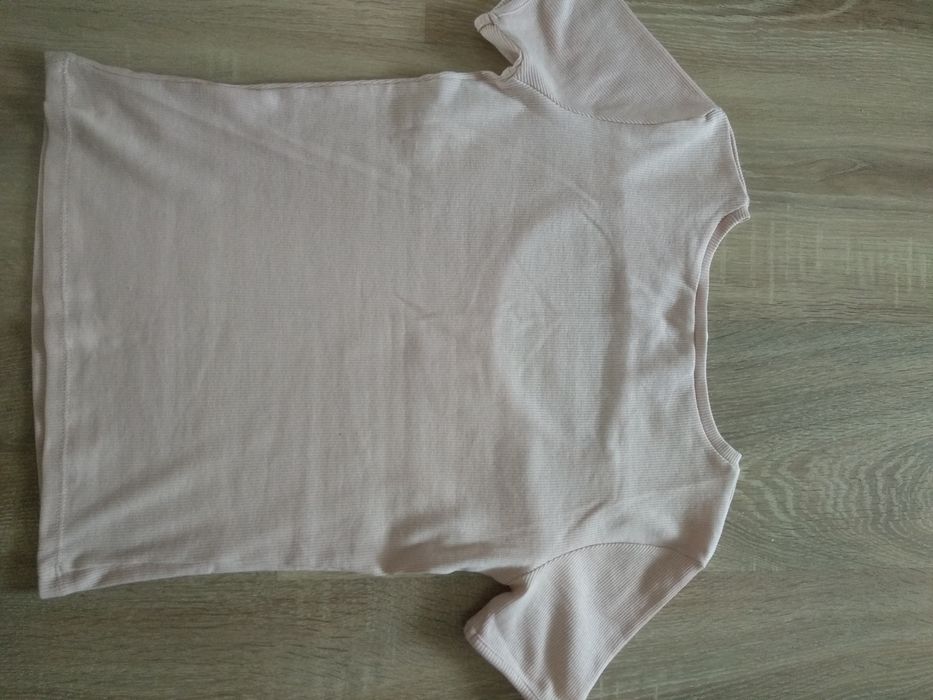 Bluzka Cropp S, pudrowy róż