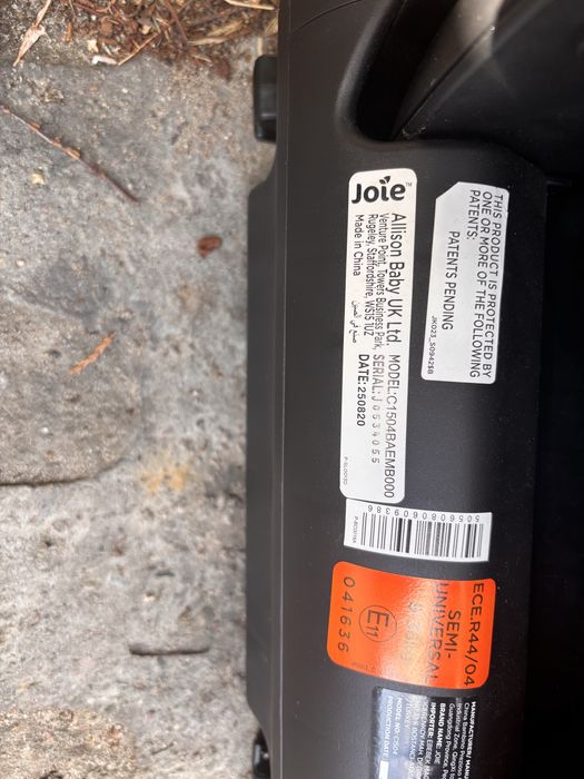 Fotelik samochodowy Joie z baza isofix . 9-36 kg