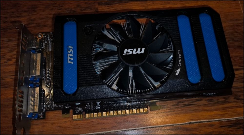 Msi  750 Ti с 2 ГБ