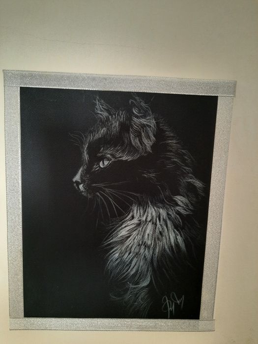 Quadro pintado à mão