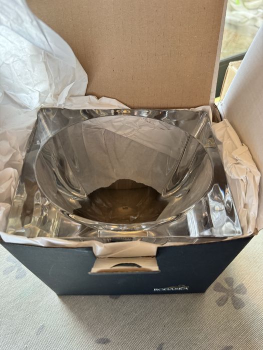 Jarra de cristal Rogaska original, feita à mão, nova na caixa