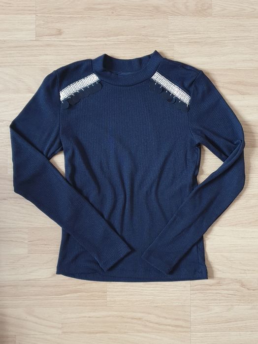 Sweter czarny Reserved S M bluzka