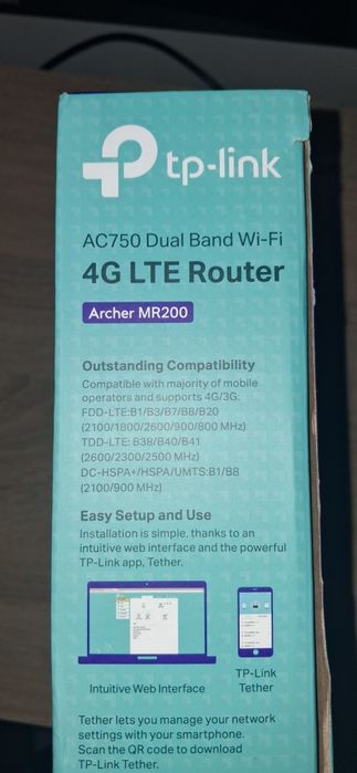 Router LTE TP-Link model Archer MR200