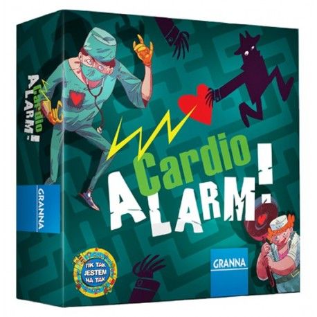 GRANNA gra edukacyjna CARDIO ALARM planszowa NOWA
