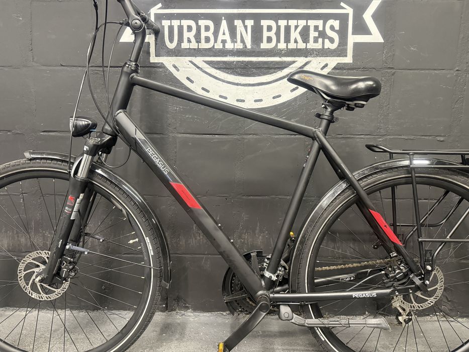 Rower miejski Pegasus Solero męski aluminium rama XL  60cm  Shimano Urban Bikes