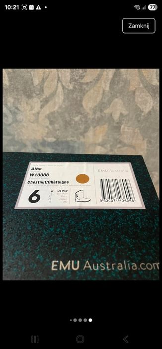 EMU Australia Alba buty zimowe sniegowce