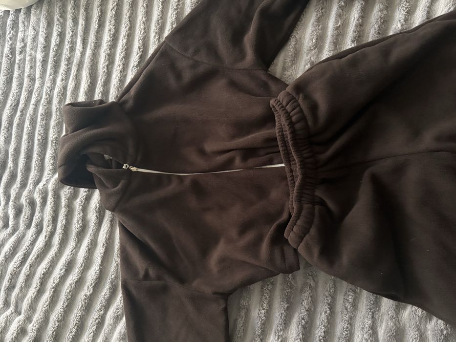 Теплий костюм фліс шоколад