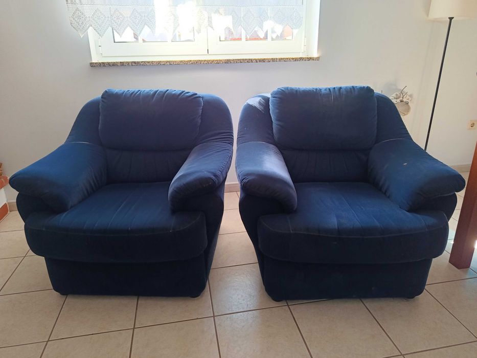 Conjunto de dois sofás