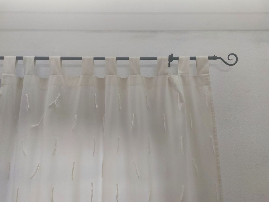 Varão de cortinado a imitar ferro fundido estilo antigo