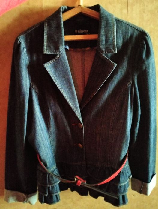 Джинсов.модный пиджак