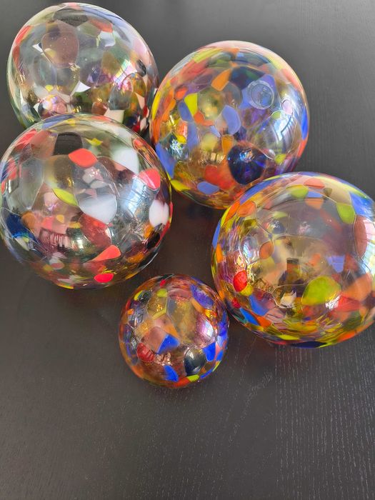 Bolas de vidro natal