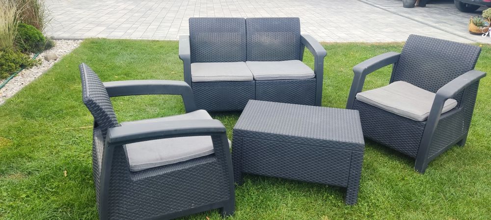 Zestaw Mebli Ogrodowych  CORFU  Grafit