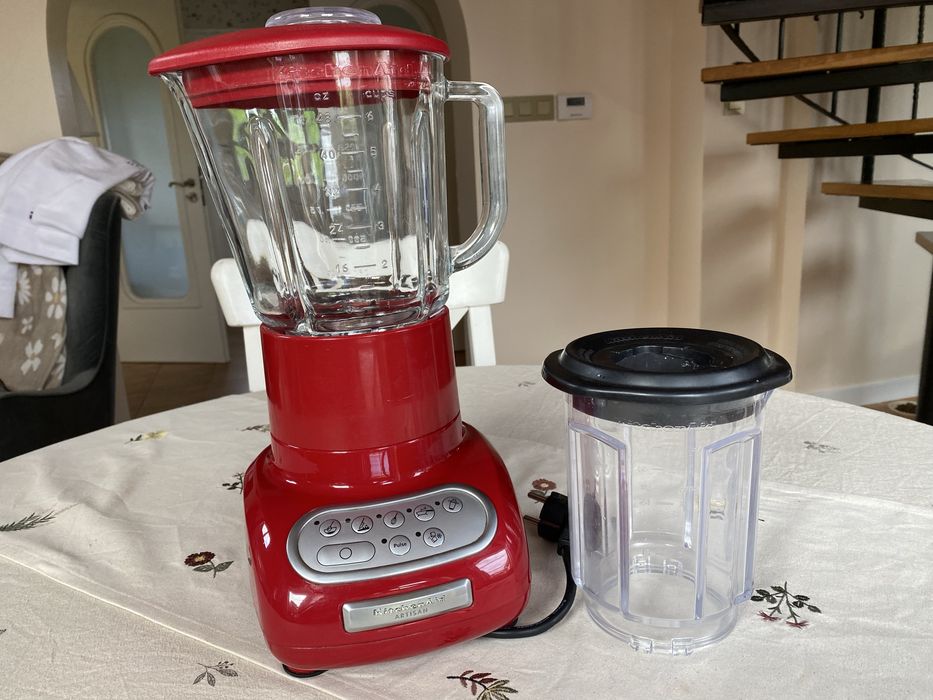 KitchenAid Artisan 5KSB5553EER + młynek | Blender kielichowy 550 W | Czerwony
