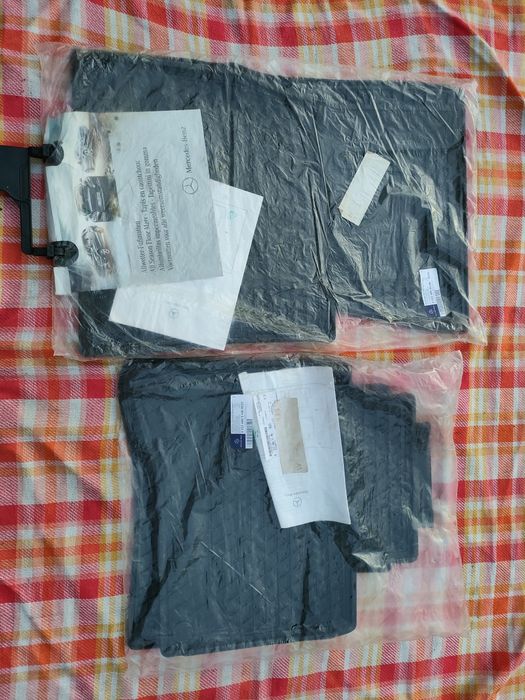 Dywaniki gumowe Mercedes W222 long