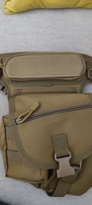 Bolsa estilo militar/ motard