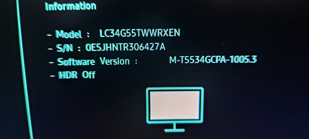 Monitor Samsung  como novo ultra wide 34polegadas