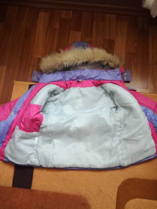 детский зимний комбинезон для девочки