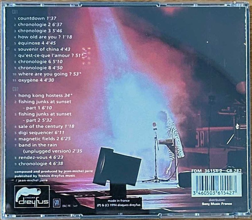 Jean-Michel Jarre - Live in Hong Kong - 1994 - CD x 2