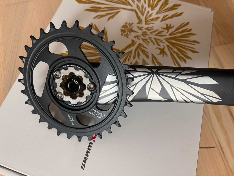 Korba SRAM X01 Eagle Superboost+ DUB 12rz 175mm 30T xx naped suport