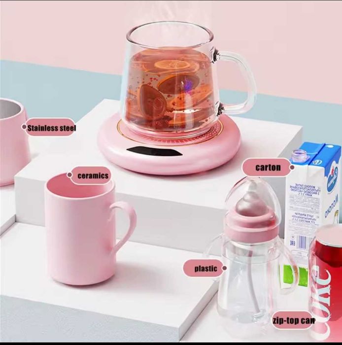 Подставка USB для подогрева кофе и чая 3 режима: 55°/65°/75°C