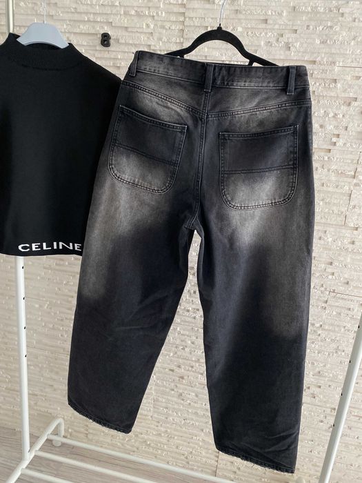 Bershka j nowe dżinsy szersza nogawka - wyższy stan M-L