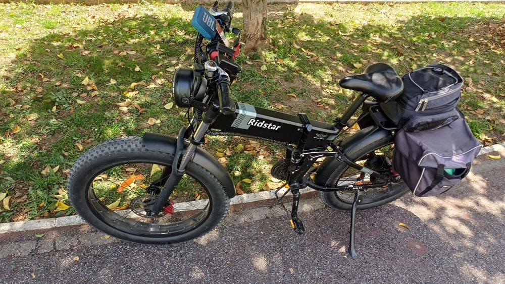 Bicicleta eléctrica ridestar com 390 miles