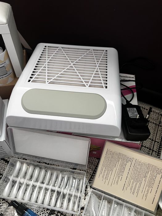 Набір для манікюра Витяжка Підлокітник контейнер для дезінфекції