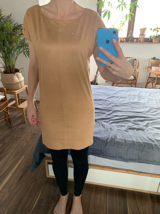 Sukienka/tunika Mohito brązowa