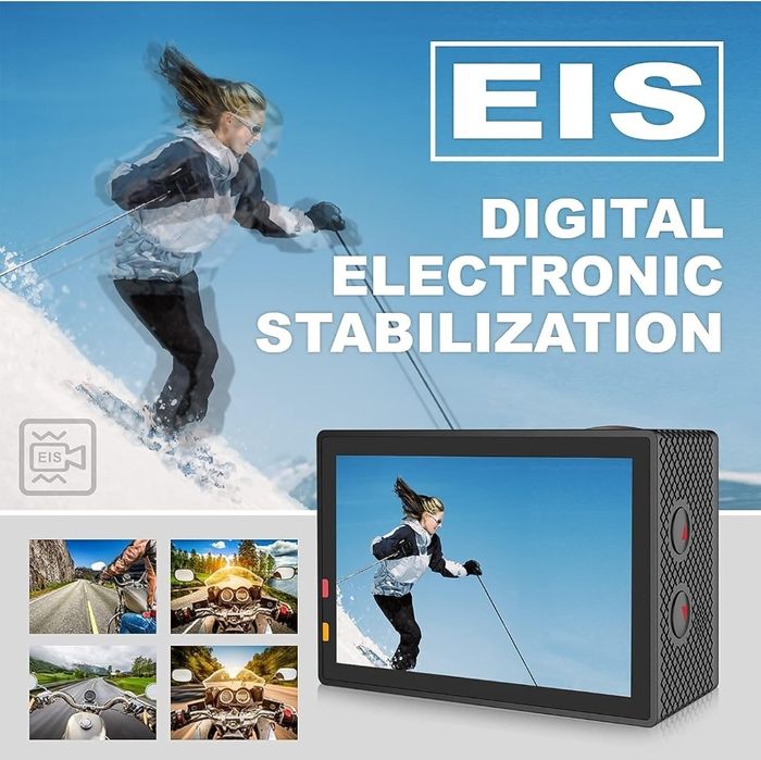 4K WiFi Sports Camera, 20 MP, 40 M64738211259521123