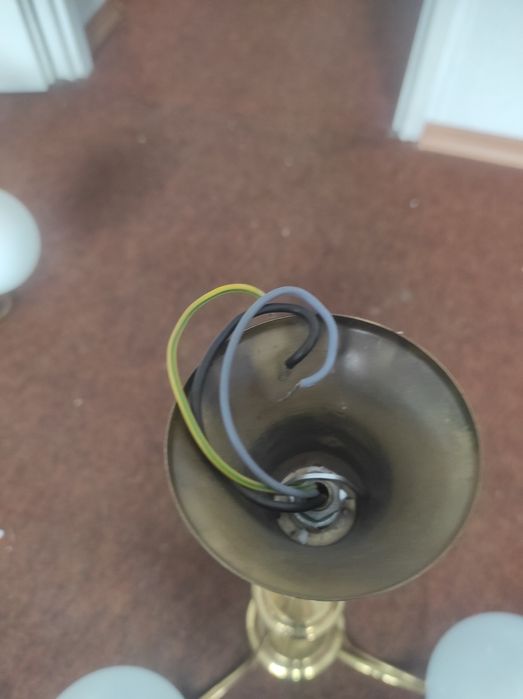 Lampa 3 ramienna, 3 klosze