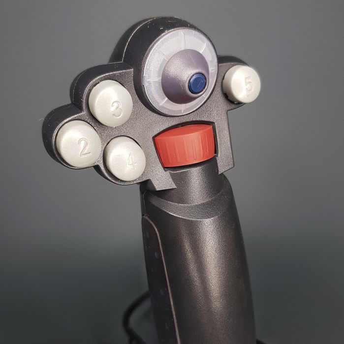 Comando/joystick para simulador de avião