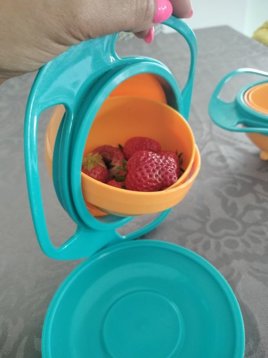 Taça tigela giratória gyro bowl bebe criança