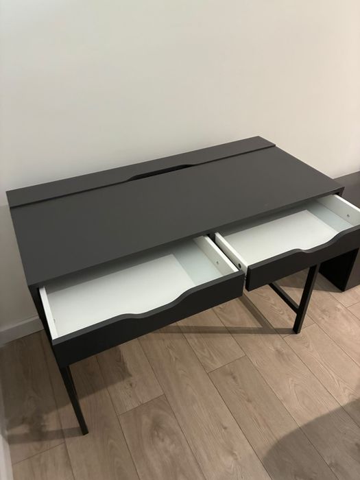 Szare Biurko IKEA Alex