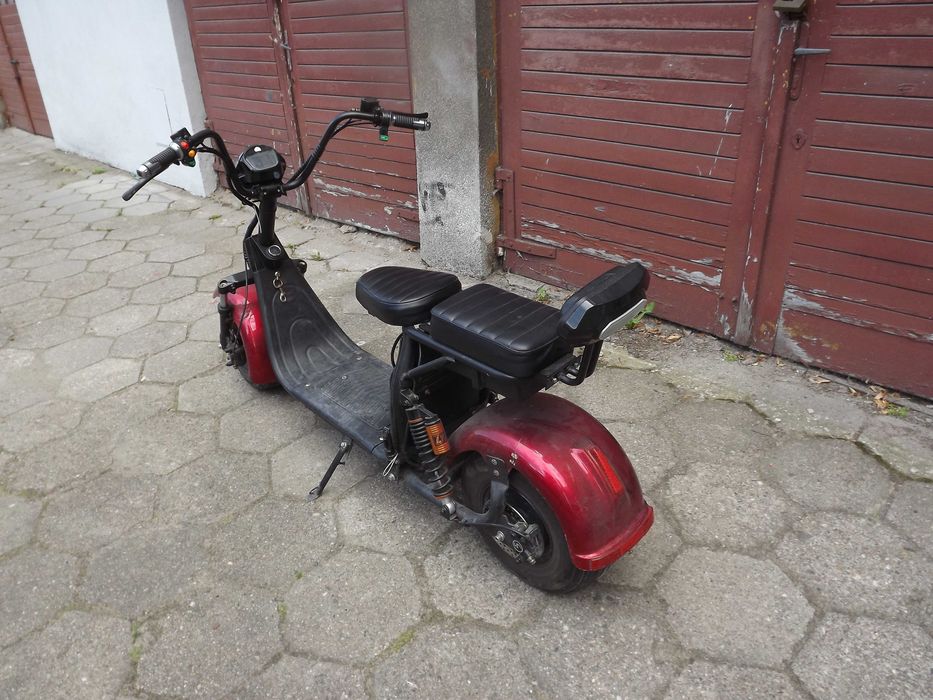 Skuter elektryczny dwu osobowy 2 szt baterii