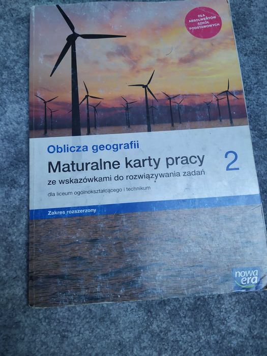 Oblicza geografii, maturalne karty pracy do geografii 2