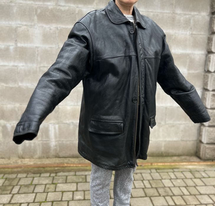 Шкіряна куртка чоловіча