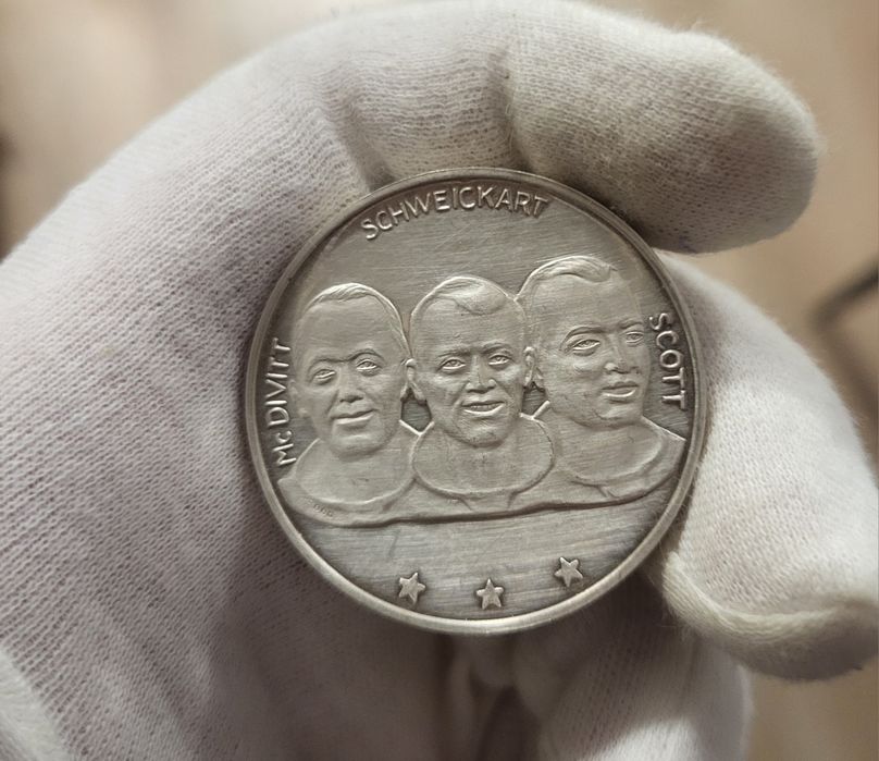 Srebrny Medal Apollo 9 (1969) – Limitowany nr 562/1000 – 31.31g z prywatnej kolekcji
