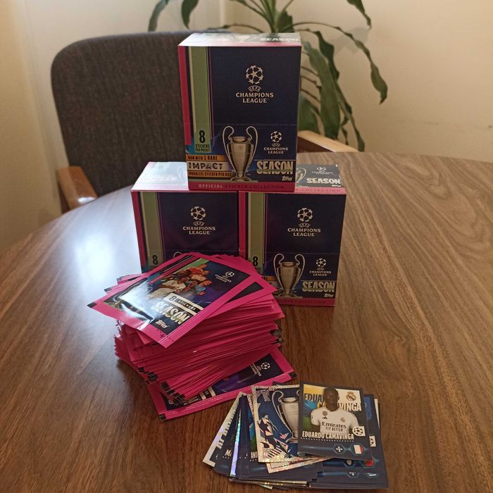 Liga Campeões 23/24 TOPPS cromos - Cromos e Cadernetas do Inácio