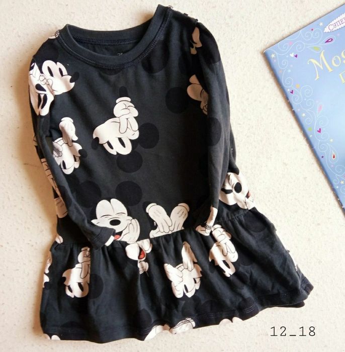 Платье 12-18 1.5-2 3-4 6-7 лет месяцев disney hm next