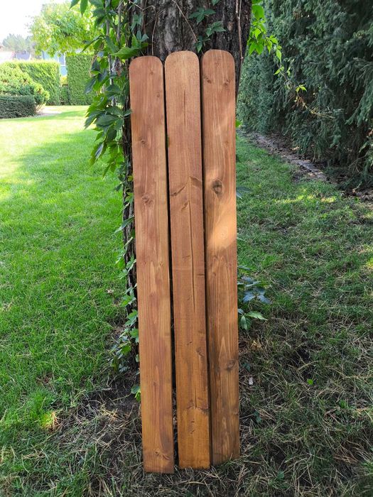 Sztachety do płotu pomalowane