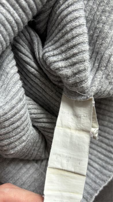 Szara dopasowana bluzeczka/półgolf r.XS/S