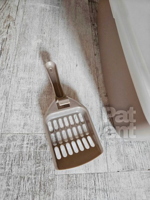 Kuweta dla kota duża otwarta z łopatką pojemna kot dom