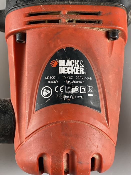 Martelo pneumatico Black & Decker + brocas