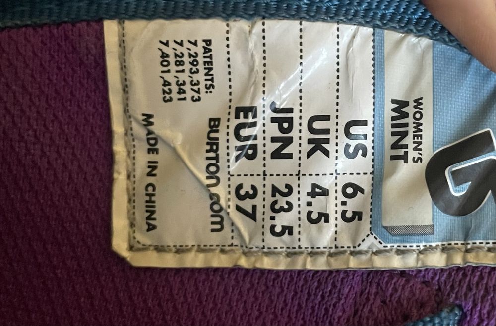 Buty snowboardowe Burton 37 wkladka 23,5